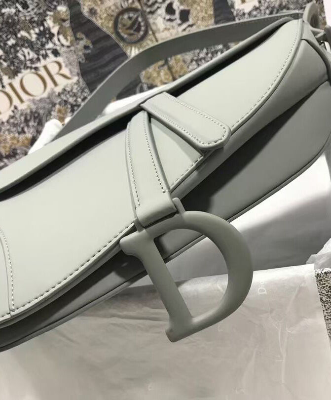 Christian Dior Saddle Ultra Matte Bag Gray